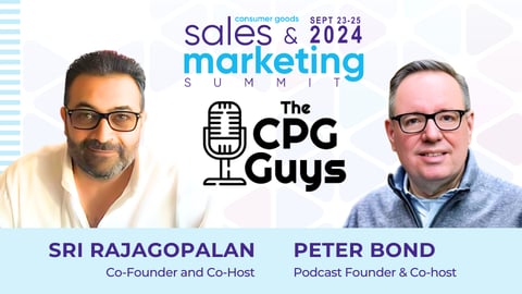 Sri Rajagopalan and Peter Bond, co-hosts of the CPG Guys podcast.