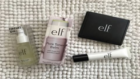 Several products from elf cosmetics