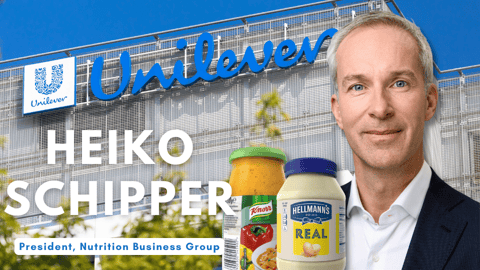 Heiko Schipper - President, Nutrition Business Group - Unilever; Headshot credit: Bayer